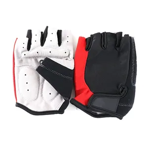 OME Traspirante Mezza Finger Gloves Palestra Sport Guanti di Guida Della Bici di Riciclaggio Della Bicicletta Guanti