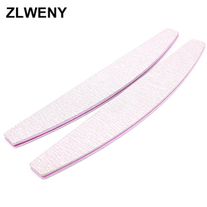 Chine Professionnel Personnalisé Logo Bonne Qualité 80/100 150/180 Grain En Forme De Demi-Lune <span class=keywords><strong>Lime</strong></span> À Ongles - Product Image 5