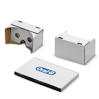Facile pop-up pliable google carton réalité virtuelle vr casques