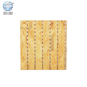 D'auditorium d'isolation acoustique en bois massif <span class=keywords><strong>multicouche</strong></span> panneau acoustique rainuré - Product Image 4
