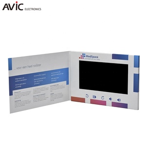 Usb Digital Video Player 7 pollice 256 mb video Promozionale brochure di carta - Product Image 2