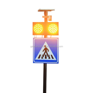 Hot pedonale semaforo semafori a led ha condotto la luce lampada A Raggi Infrarossi Sensore di movimento Solare - Product Image 1