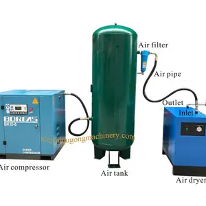 Reservatório de ar receptor tanque/tanque de armazenamento de ar comprimido/ISO, compressor de ar do tanque de aço inoxidável ASME Certificada para venda