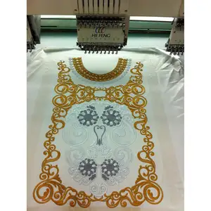 Hot sell computerized operation chain stitch flat embroidery machine