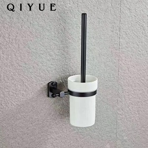 Mới Hiện Đại Phụ Kiện Phòng Tắm Brass Chất Lượng Treo Tường Màu Đen Orb Hoàn Thành Gấp Khăn Giá - Product Image 5