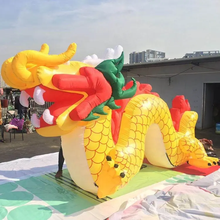 Giant inflatable Chinese dragon for sale/Oxford Cloth material inflatable dragon for advertising