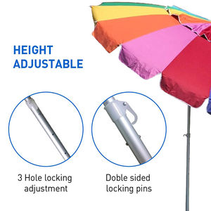 Coupe-vent promotionnel 8 Pied <span class=keywords><strong>Robuste</strong></span> HAUTE Vent <span class=keywords><strong>Parapluie</strong></span> de Plage avec Sable Ancre - Product Image 5