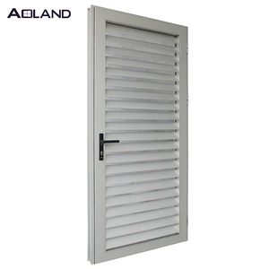 Porte à persiennes en aluminium extérieur, portes à persiennes en aluminium, revêtement en poudre - Product Image 3