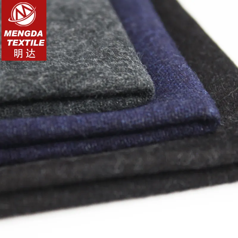 thick jacquard cotton polyester interlock knitted stretch denim fabric