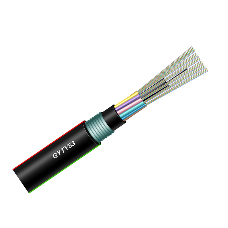 Necero 20 лет fibra оптика фабрики OM3 OM4 армированный кабель одного режима Ethernet GYTY53 волоконно-оптический кабель катушки