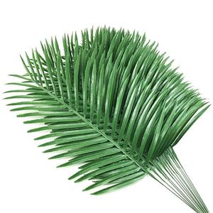 12 unids de Palma hojas de plantas artificiales verde plantas de Tropical gran palma árbol hojas - Product Image 1