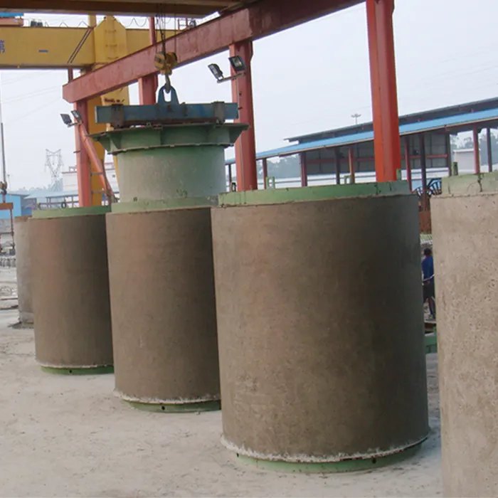 Molde de dupla posição para mangueira de esgoto, tubo de concreto pré-moldado, máquina de confecção de tubos de concreto com vibração vertical