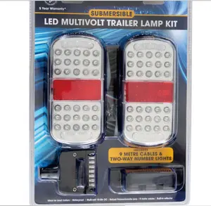 זנב LED אישור E-MARK, לעצור, נורית חיווי LED לגבות מנורת זנב אחורי אור LED משאית טריילר להפסיק תאורה