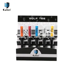 Fábrica de vendas quentes 5 pcs magnética passo golf tee 79mm/90mm durável titular da bola de golfe