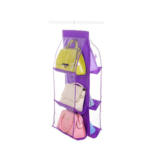 Family Organizer Backpack <strong>Storage</strong> 6 Pocket Wardrobe Rack Hangers Cute Purse Bag <strong>Hanging</strong> <strong>Storage</strong> Bag Household <strong>Shoe</strong> Supplies - Product Image 5