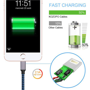 Cable USB <span class=keywords><strong>Original</strong></span> para <span class=keywords><strong>Apple</strong></span> <span class=keywords><strong>iPhone</strong></span> 7 Cable de <span class=keywords><strong>cargador</strong></span> - Product Image 5