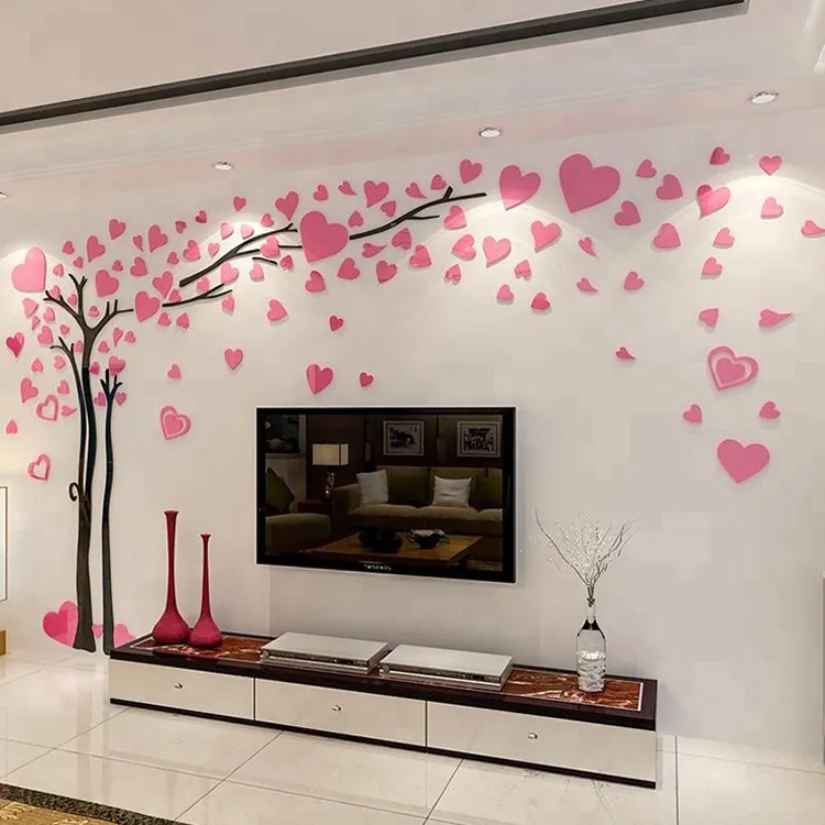 Hot selling room high quality children tree 3D wall stickers