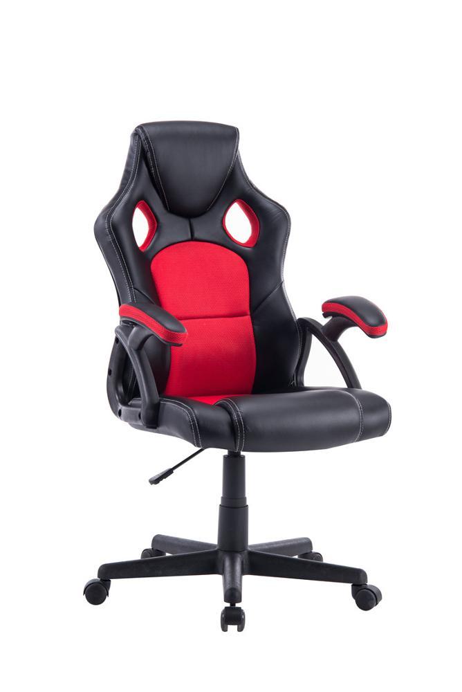 Racing leather new modern specification Red Game chair