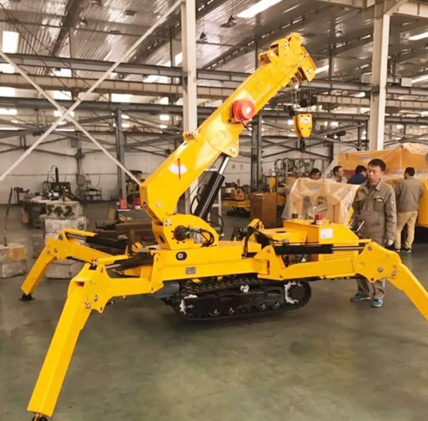 5 Ton Mini Spider Crane, Mini Crawler Crane KB5.0 Use in
