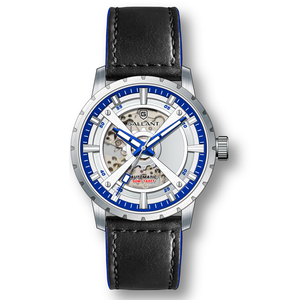 Diseño personalizado de Acero Inoxidable super luminoso de la mano y el índice esqueleto reloj mecánico automático - Product Image 1