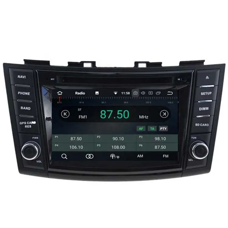 WITSON アンドロイド 8.1 スズキスイフト用 2012 HD ダブル 2 喧騒車の DVD プレーヤーの GPS ラジオ