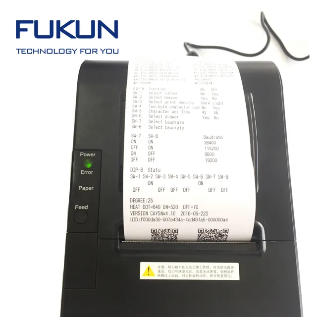 Bill máquina de impresión SDK libre 80 POS impresora térmica