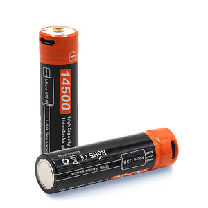Shenzhen fast track 14500 <span class=keywords><strong>3</strong></span>,7 V 750 mAh USB li ion Battery Rechargeable - Product Image 1
