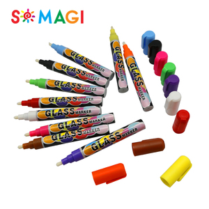 Nouvelle promotion effaçable <span class=keywords><strong>feutre</strong></span> 6mm réversible <span class=keywords><strong>craie</strong></span> marqueur graffiti - Product Image 2
