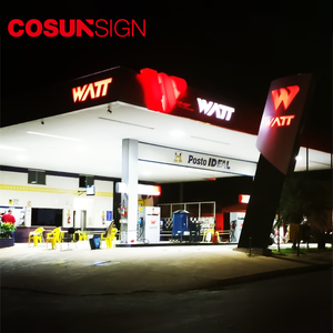 Outdoor LED <strong>Advertising</strong> Display <strong>Light</strong> <strong>Boxes</strong> Filling Station and Petrol Station Sign - Product Image 6