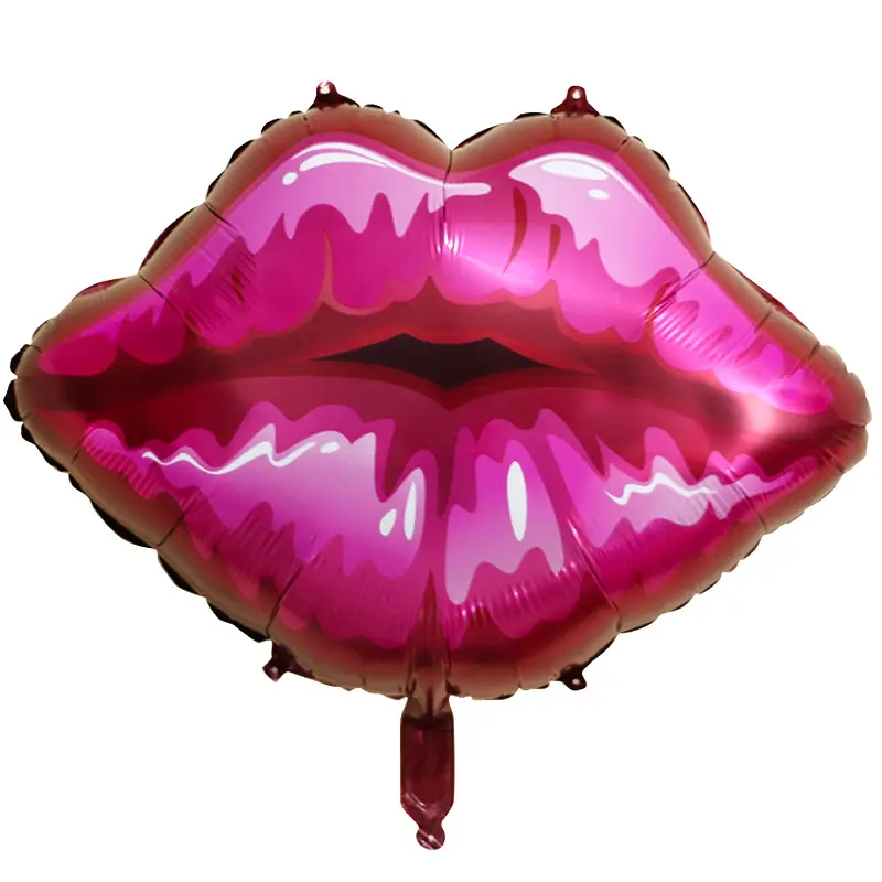 Wedding Decorations Red Lip Foil Balloon Lip Balloons Romantic Gifts For Her