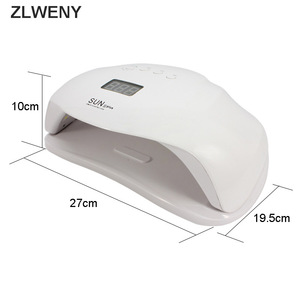 72 W rápidamente <span class=keywords><strong>Gel</strong></span> polaco curado secador de luz con fondo 10 s/30 s/60 s/99 s temporizador pantalla LCD lámpara de uñas UV LED - Product Image 3