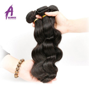 100 por ciento mongol doble dibujado cutícula intacta cabello trenzado de alta calidad del pelo humano de la Virgen extensión - Product Image 4