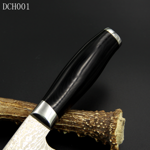 Cuchillo de Chef Damasco japonés de 12,4 pulgadas <span class=keywords><strong>Santoku</strong></span> de forja de acero japonés para uso en la cocina - Product Image 3
