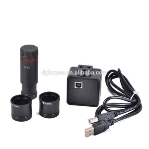 5 megapíxeles HD USB Cámara Industrial Trinocular Estéreo <span class=keywords><strong>Microscopio</strong></span> 0.5x <span class=keywords><strong>Ocular</strong></span> electrónico Cámara Industrial - Product Image 5