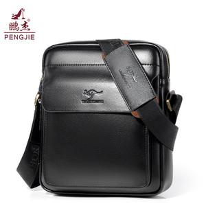 Borse a tracolla singole Casual da lavoro di moda borsa a tracolla a tracolla in pelle PU impermeabile da uomo - Product Image 2