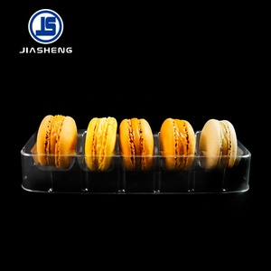 Cấp thực phẩm rõ ràng <span class=keywords><strong>Pet</strong></span> nhựa thermoformed vỉ bao bì Macaron khay với nắp - Product Image 3