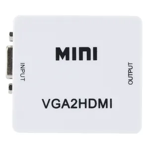 Adaptor Konverter VGA Ke HDMI Mini HD 1080 Harga Terbaik Kualitas Bagus