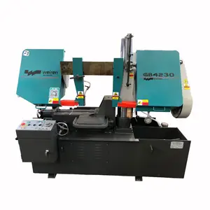 GB4230 High Speed Bar/Pipe Cutting Metal Semi Auto Hydraulic Saw Iron Steel Cutting Machine