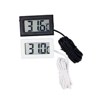 Termometer Monitor Temperatur Air Freezer Kulkas, FY-10 Digital LCD-50 ~ + 110 Derajat