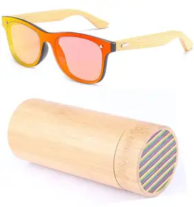 2019 Classic Wooden Sunglasses UV400 Cat.3 Polarized Bamboo Sunglasses Polarized