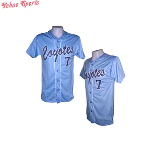 OEM Custom Sublimation Baseball Uniform Shirts Team Baseball Jersey