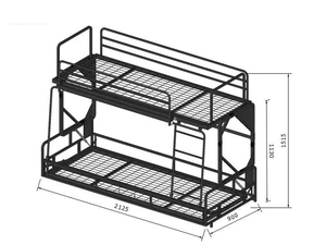 Ahorro de espacio muebles de sofá cama <span class=keywords><strong>2</strong></span> <span class=keywords><strong>en</strong></span> <span class=keywords><strong>1</strong></span> hardware plegable de metal sofá cama - Product Image 4