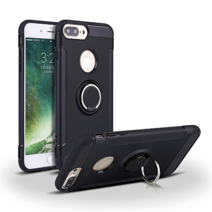 Soporte coche magnético para Samsung caso de anillo de <span class=keywords><strong>fibra</strong></span> de carbono híbrido Combo para Iphone - Product Image 4