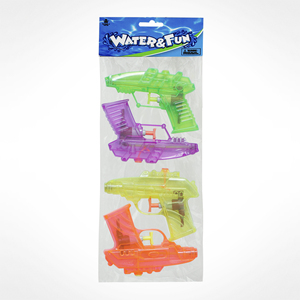 Transparent Pistolet À Eau Jouet pour L'été En Plein Air Activités Animaux et Enfants 4 Canons dans 1 Pack Durable En Plastique Mini Pistolets À Eau - Product Image 6