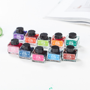Nuovo! Penna di calligrafia <span class=keywords><strong>Set</strong></span> Dip Penna <span class=keywords><strong>Set</strong></span> e 4 inchiostri e In Più 5pcs Metallo Pennino Penne di Scrittura Calligrafia <span class=keywords><strong>set</strong></span> - Product Image 2