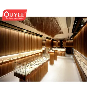 LuxuryJewellery 陈列柜台珠宝店家具设计玻璃展示珠宝店家具