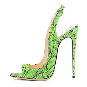 <span class=keywords><strong>Sandali</strong></span> <span class=keywords><strong>Donna</strong></span> con Tacco Alto alla Moda, Scarpe Eleganti da Cerimonia, Sexy Peep Toe con Cinturino Posteriore, Tacchi a Spillo - Product Image 6