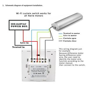 Công Tắc Rèm WiFi Ewelink 2021 Cho Màn Trập Lăn Rèm Có Động Cơ Điện, Google Home, Điều Khiển Giọng Nói Alexa - Product Image 3
