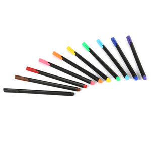 Ensemble <span class=keywords><strong>de</strong></span> stylos d'aquarelle à bout en <span class=keywords><strong>feutre</strong></span> <span class=keywords><strong>professionnel</strong></span>, multicolore, en plastique, vente en gros, - Product Image 6
