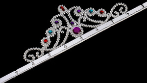 Gâteau d'or <span class=keywords><strong>Cuivre</strong></span> Plaqué <span class=keywords><strong>Couronne</strong></span> Reine Cheveux Bague Reglable Argent <span class=keywords><strong>Cuivre</strong></span> Plaqué Cristal Princesse <span class=keywords><strong>Couronne</strong></span> - Product Image 6